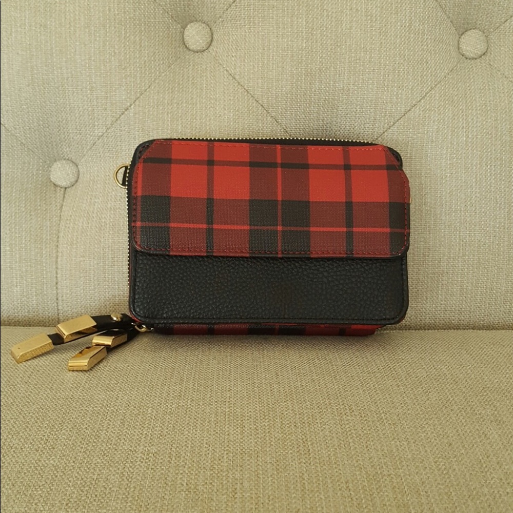 Mark & Hall small plaid purse clutch
